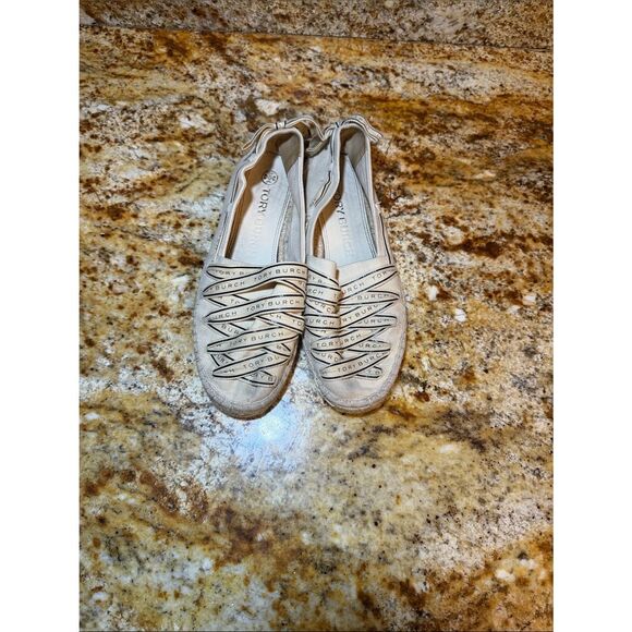 Tory Burch Shoes - Tory Burch Cream Canvas ribbon espadrilles